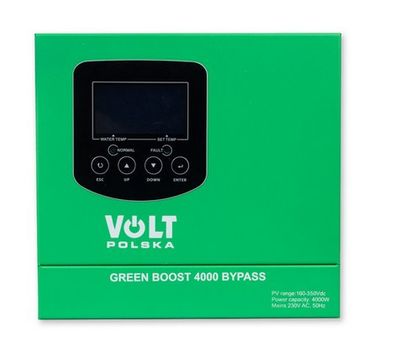 "ROZBALENÉ" Solárny regulátor MPPT VOLT GREEN BOOST 4000 BYPASS 4kW pre fotovoltaický ohrev vody "ROZBALENÉ" Solárny regulátor MPPT VOLT GREEN BOOST 4000 BYPASS 4kW pre fotovoltaický ohrev vody
