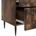 vidaXL Nočný stolík 2 ks Dymový dub 43 x 34,5 x 47,5 cm