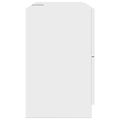 vidaXL Skrinka pod umývadlo biela 78x37x59 cm kompozitné drevo