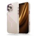 Priehľadné tenké Mag puzdro pre iPhone 17 Air 6,6" ružové