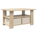 vidaXL Konferenčný stolík Sonoma dub 77 x 55 x 42 cm Kompozitné drevo