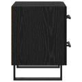 vidaXL Nočný stolík Čierny dub 40 x 35 x 47,5 cm Kompozitné drevo