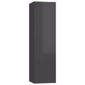 vidaXL TV skrinky 4 ks lesklé sivé 30,5x30x110 cm drevotrieska