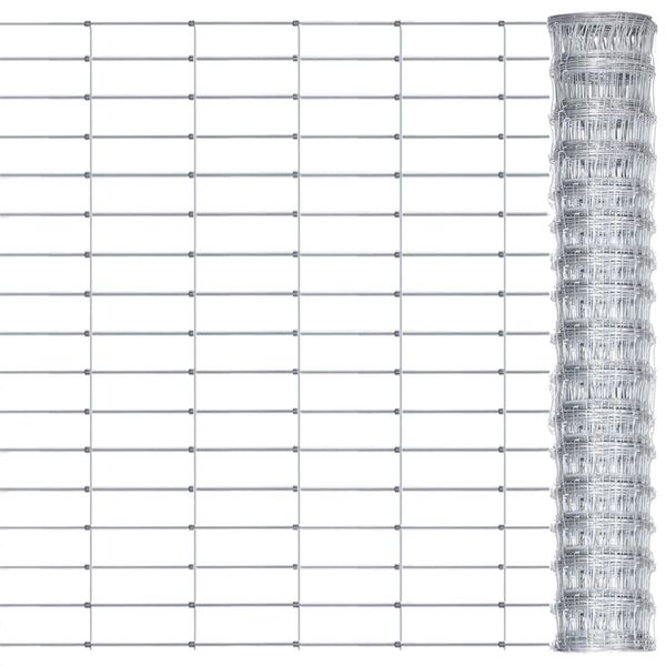 vidaXL Záhradný plot pozinkovaná oceľ 50x0,8 m strieborný