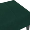 vidaXL Podnožka tmavozelená 77x55x31 cm zamat