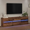 vidaXL TV jednotky 180 x 34 x 50 cm Staré drevo Kompozitné drevo