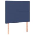 vidaXL Boxspring posteľ s matracom modrá 100x200 cm látka