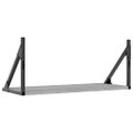 vidaXL Nástenné police 2 ks sivé sonoma 60x25x25,5 cm kompozitné drevo