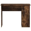 vidaXL Stôl dymový dub 100x55x75 cm spracované drevo