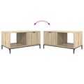 vidaXL Konferenčný stolík Sonoma dub 90 x 49 x 46 cm Kompozitné drevo