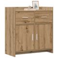 vidaXL Servírovacia skriňa Dub artisan 75 x 36 x 80 cm