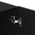 vidaXL Zostava TV skriniek 100 x 30 x 41 cm Čierny dub