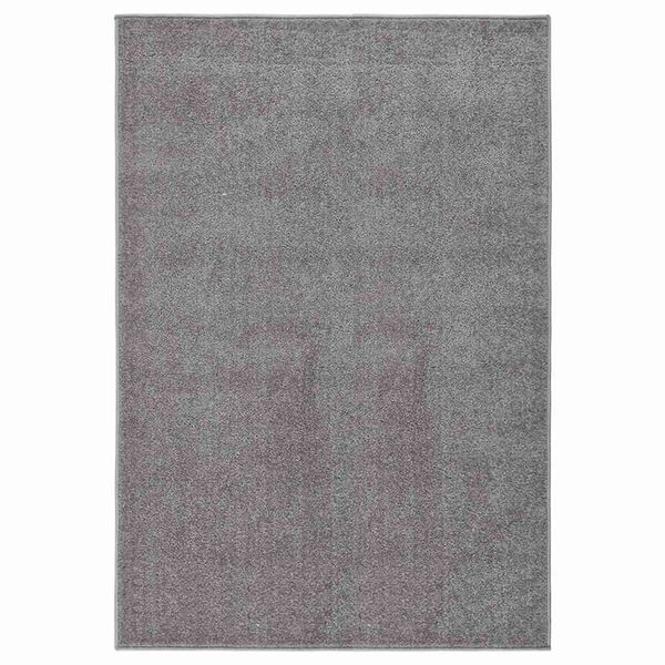 vidaXL Koberec krátky vlas 160x230 cm sivý
