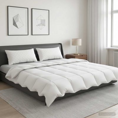 vidaXL Súprava paplónu z 90% husacieho peria FULDA 3 ks 200 x 200 cm