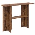 vidaXL Konzolový stôl Staré drevo 100 x 30 x 75 cm Kompozitné drevo