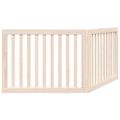 vidaXL Skladacia brána pre psa, 2 panely, 160 cm, topoľové drevo