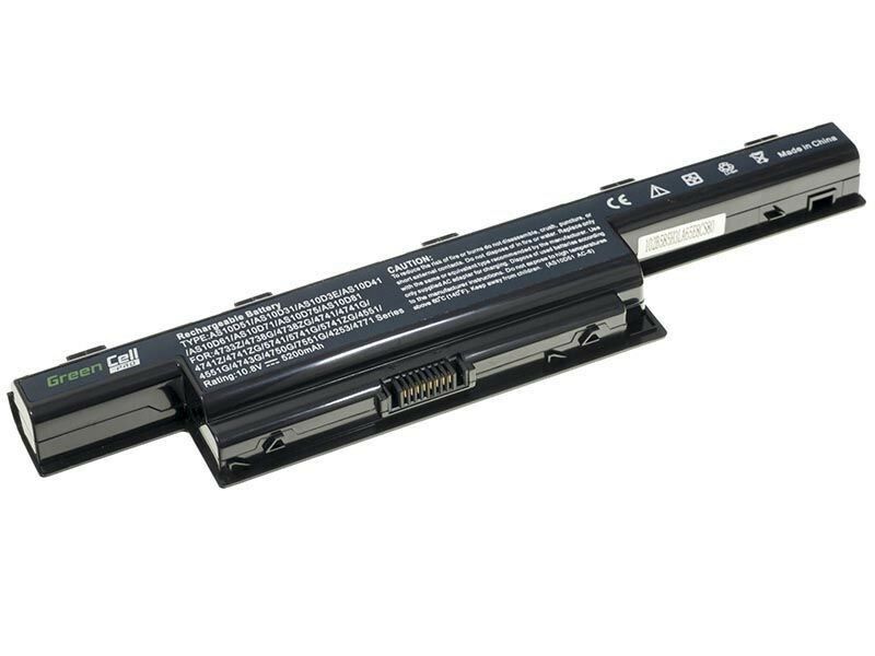 AC06PRO Green Cell PRO Battery for Acer Aspire 5740G 5741G 5742G 5749Z 5750G 5755G / 11,1V 5200mAh