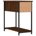 vidaXL Nočné stolíky 2 ks hnedý dub 30x60x60 cm kompozitné drevo