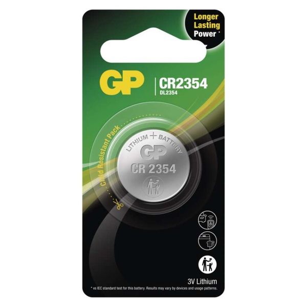 Lítiová gombíková batéria GP CR2354, 1 ks
