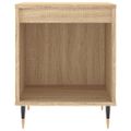 vidaXL Nočné stolíky 2 ks dub sonoma 40x35x50 cm kompozitné drevo