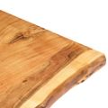vidaXL Stolová doska, akáciový masív 100x(50-60)x2,5 cm