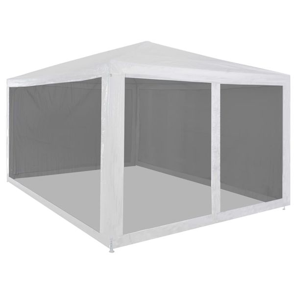 vidaXL Párty stan so 4 sieťkovanými bočnými stenami 4x3 m