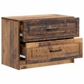 vidaXL Nočný stolík Staré drevo 62 x 34,5 x 44,5 cm Kompozitné drevo