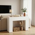vidaXL Konferenčný stolík Biela 102 x 35 x 75 cm Kompozitné drevo