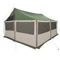 vidaXL Rodinný stan Zelená 450 x 400 x 265 cm Polyester a oceľ