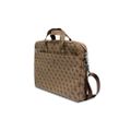 Kabelka Guess na notebook GUCB15P4TW 15 / 16" hnedá Saffiano Hot Stamp