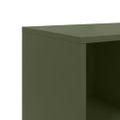 vidaXL Komoda olivovozelená 100,5x39x72 cm oceľ