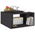 vidaXL Konferenčné stolíky 4 ks, sivé 33x33x33 cm, kompozitné drevo