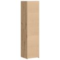 vidaXL Highboard Remeselný dub 45 x 42,5 x 185 cm