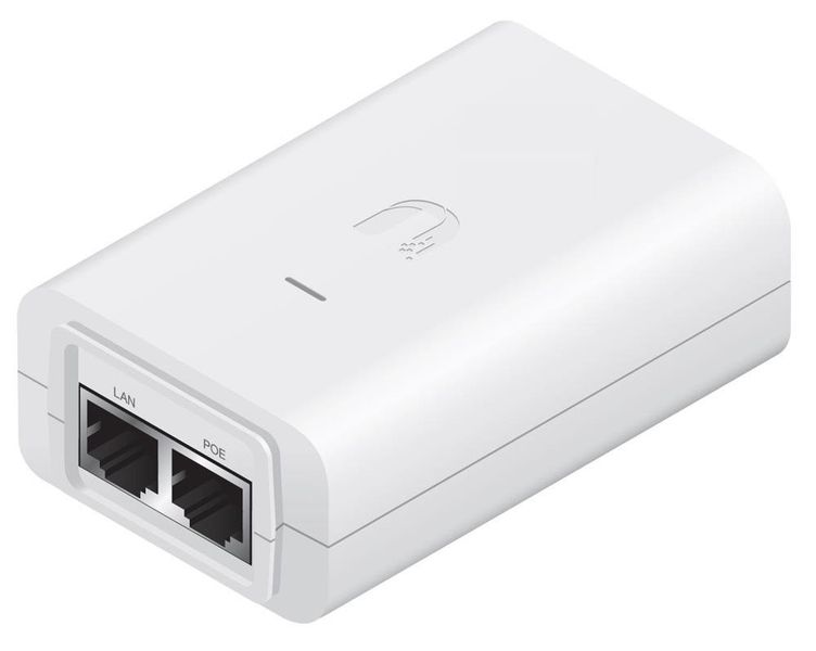 Ubiquiti POE-24-30W-WH, GB PoE Injektor, 24V/1.25A 30W