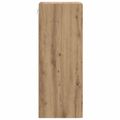 vidaXL Nástenná skrinka 66 x 34,5 x 90 cm Kompozitné drevo Dub artisan