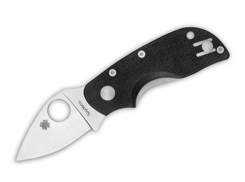 Spyderco C130GP Chicago malý vreckový nôž 5,1 cm, čierna, G10