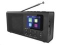 Rádio EMOS P-600B /E0090/ čierne, DAB+/FM, 3 W, Bluetooth, USB vstup
