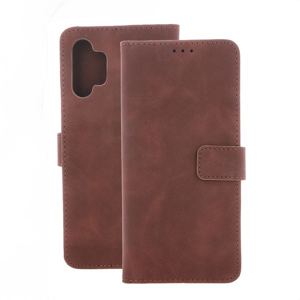 Smart Velvet case for Samsung Galaxy A57 5G brown