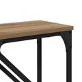 vidaXL Konzolový stôl 2 ks Remeselný dub 100 x 28 x 75 cm