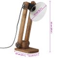 vidaXL Stolová lampa 25 W čierna 23x13x52 cm E27