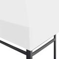 vidaXL Strieška na altánok 270 g/m², 4x3 m, biela