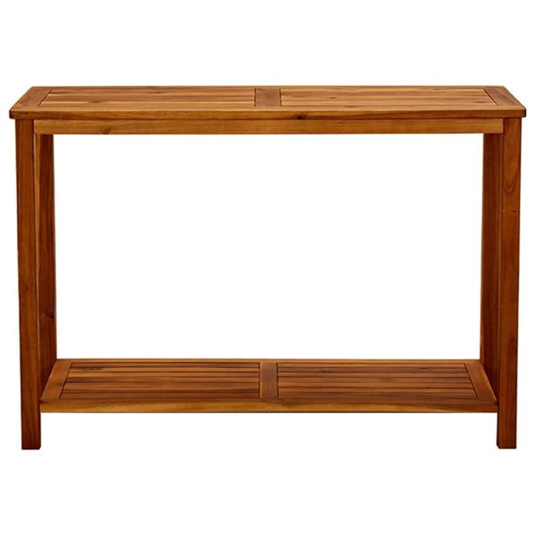 vidaXL Záhradný konzolový stolík 110x40x75 cm akáciový masív