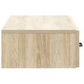 vidaXL Nástenný bočný stôl 87,5 x 34,5 x 17 cm Kompozitné drevo