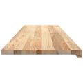 vidaXL Okenný parapet 2 ks 140x40x2 cm neošetrený dubový masív