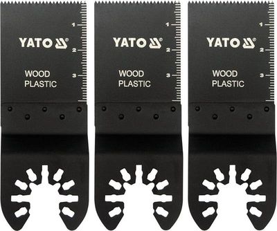 Pílový list na ponorné rezy HCS pre multifunkciu, 34mm (drevo, plast), sada 3ks