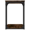 vidaXL Príručný stolík dymový dub 50x35x52 cm spracované drevo