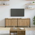 vidaXL TV skrinka 140 x 36 x 49.5 cm Remeselnícky dub Kompozitné drevo