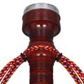 vidaXL Škótske gajdy goralské, červený tartan Royal Stewart