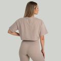 Dámske tričko CropTop Taupe - STRIX