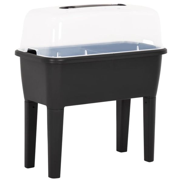 vidaXL Vyvýšený záhon 77x38,7x82 cm PP